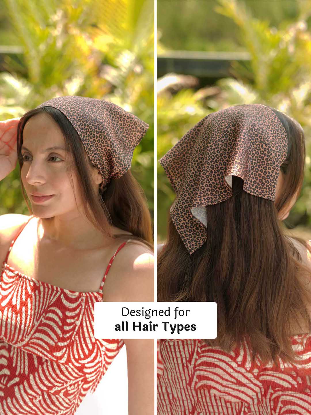 Brown Lea Noir Headscarf