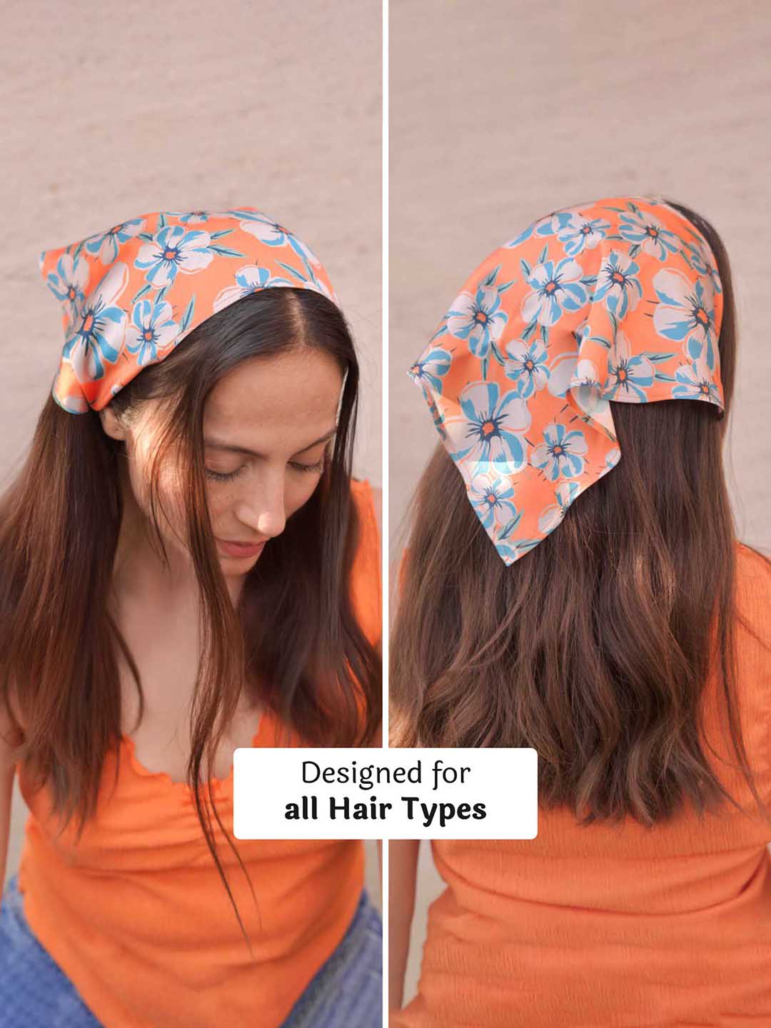 Orange Blossom Headscarf