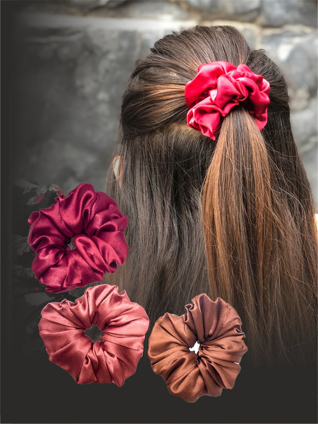 Ruby Scrunchies Set Of 3