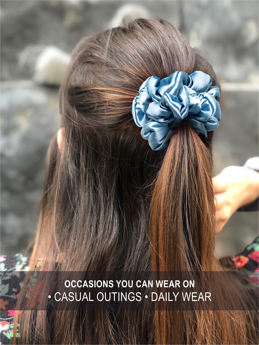 No Monday Blues Scrunchies Set Of 3