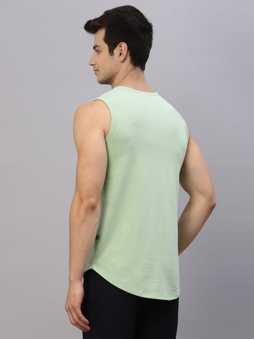 Men Green Printed T-Shirt