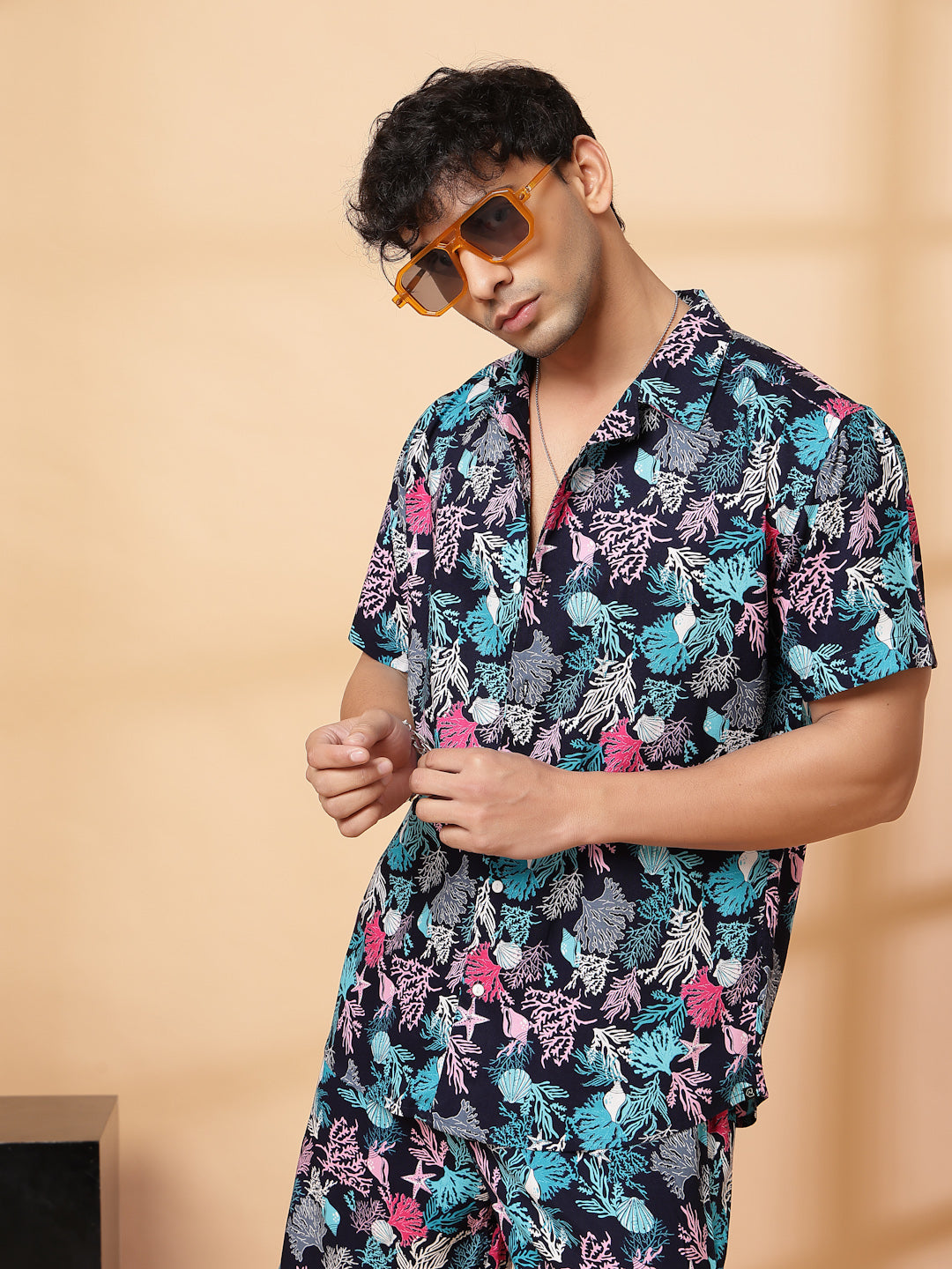 Men Coastal Vibes Co-ords Set