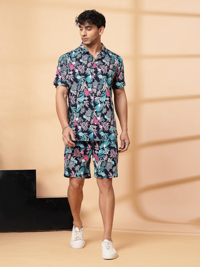 Men Coastal Vibes Co-ords Set