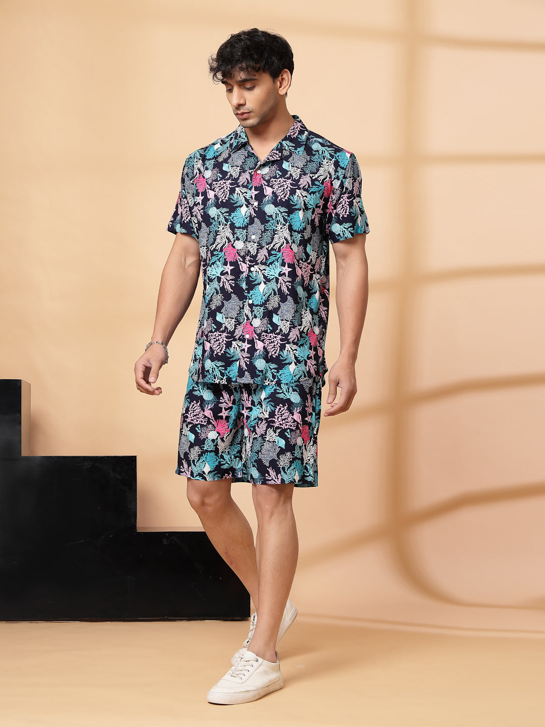 Men Coastal Vibes Co-ords Set