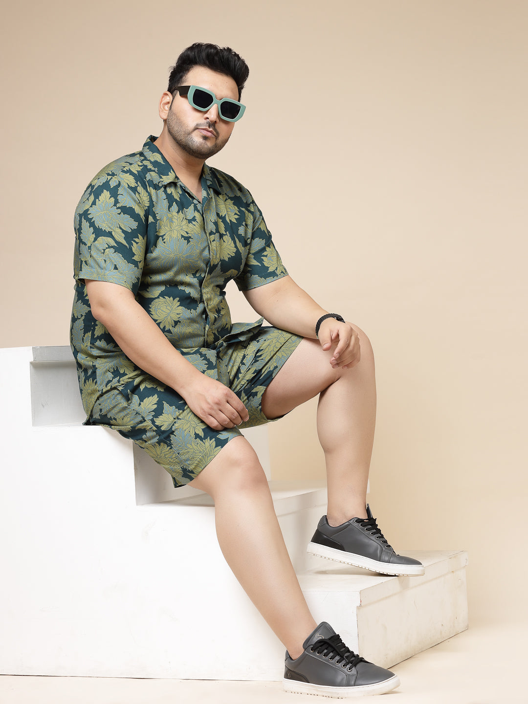 Men Botanical Leaf Ensemble