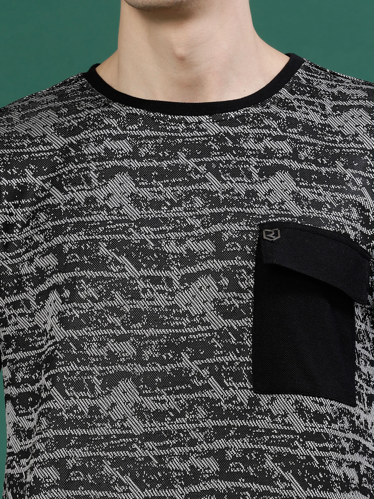 Men Polyester Abstract All Over Print Coords