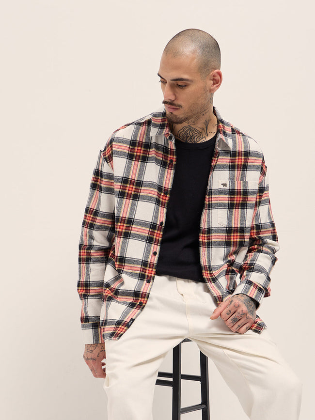 Men Multi-Color Checked Relax Fit Casual Shirt