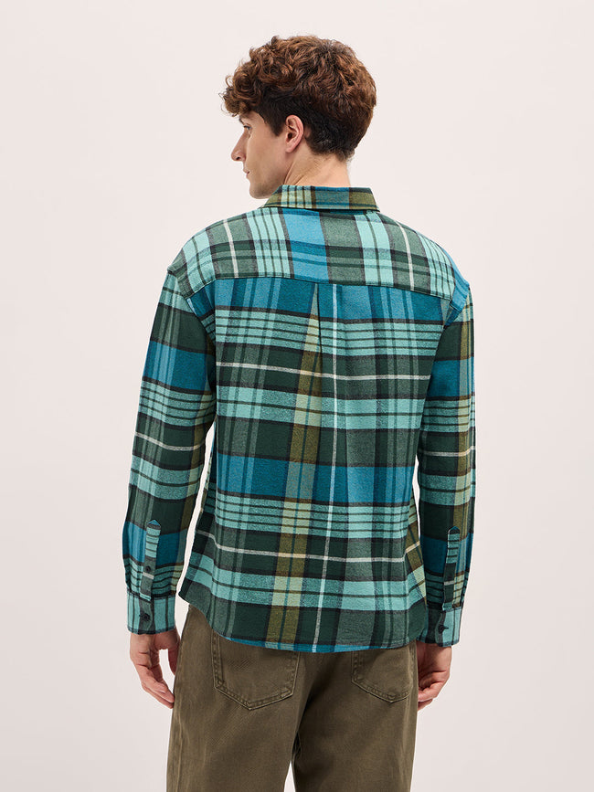 Men Multi-Color Checked Relax Fit Casual Shirt