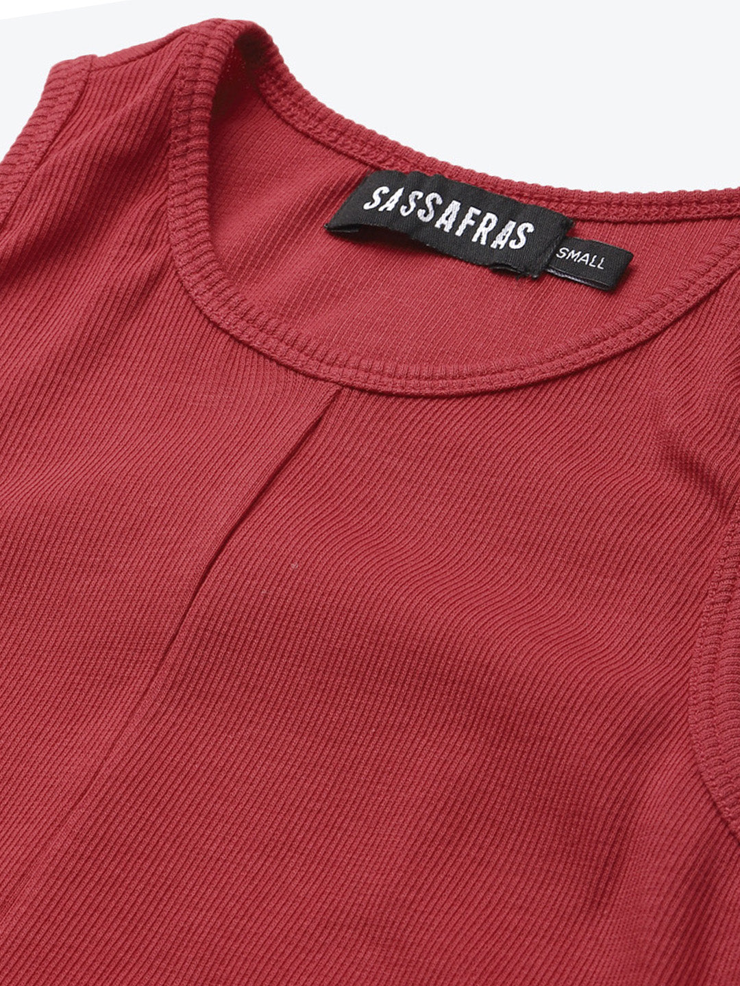 Women Red Box Back Bodycon Midi