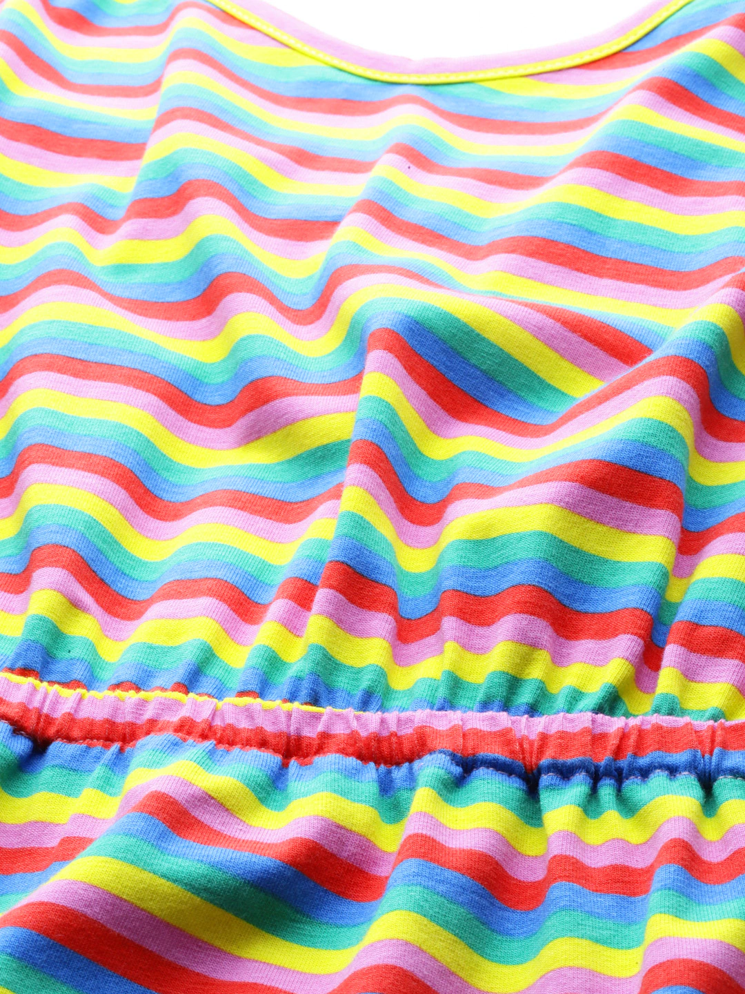 Women Rainbow Stripes Strappy Maxi Dress