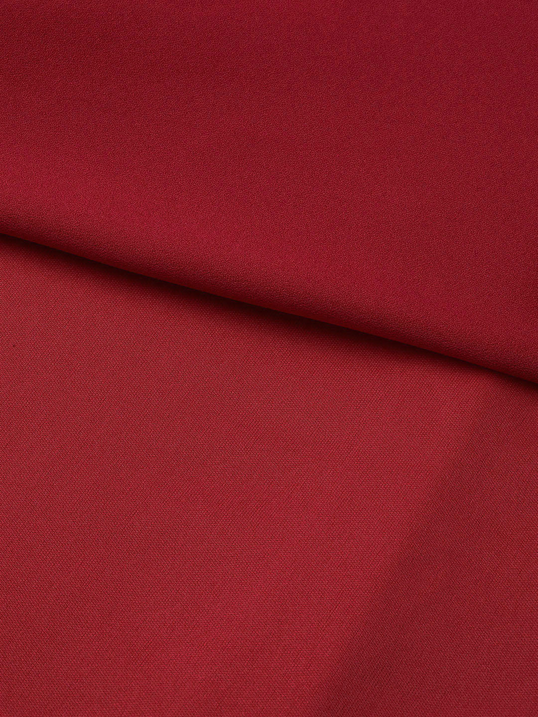 Women Red Strappy Frill Tiered Maxi