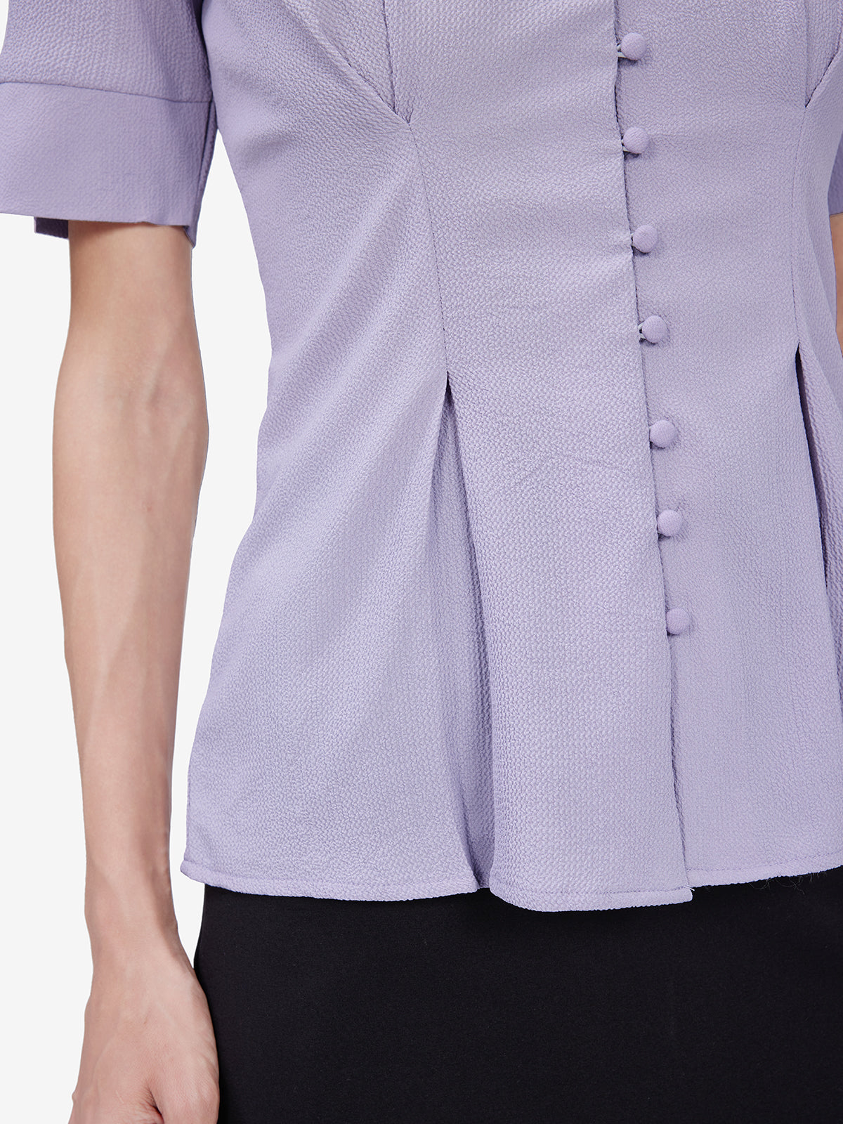 Women Lavender Formal Shirt