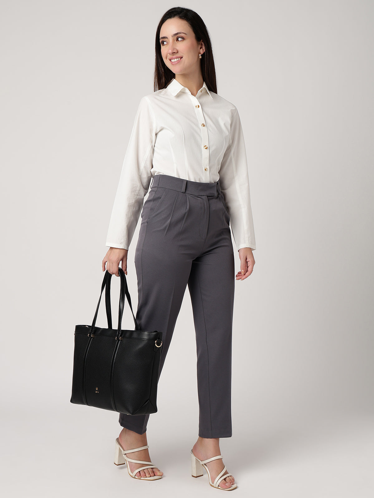 Women White Cotton Shirt