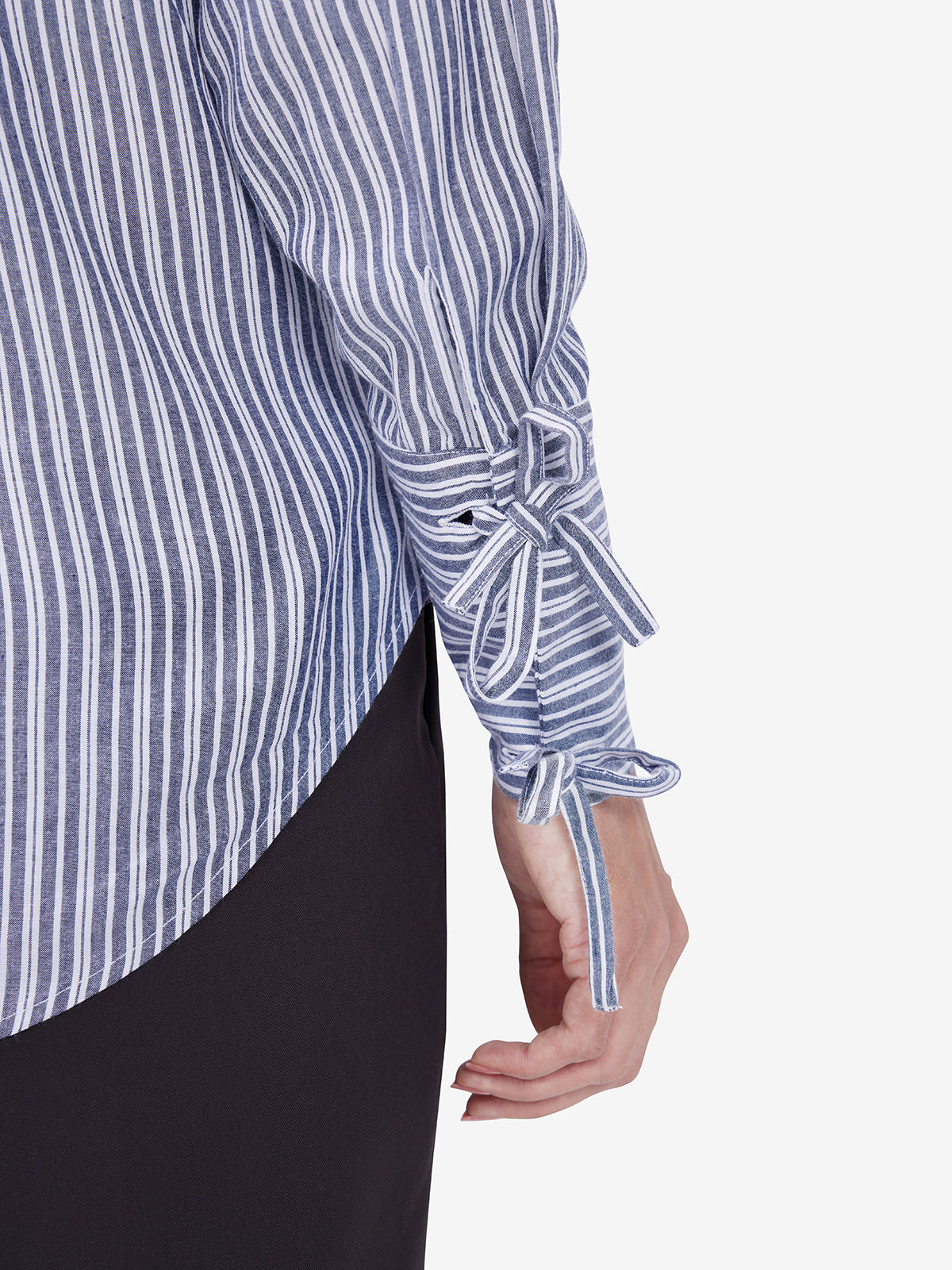 Women Grey Collar Shirt