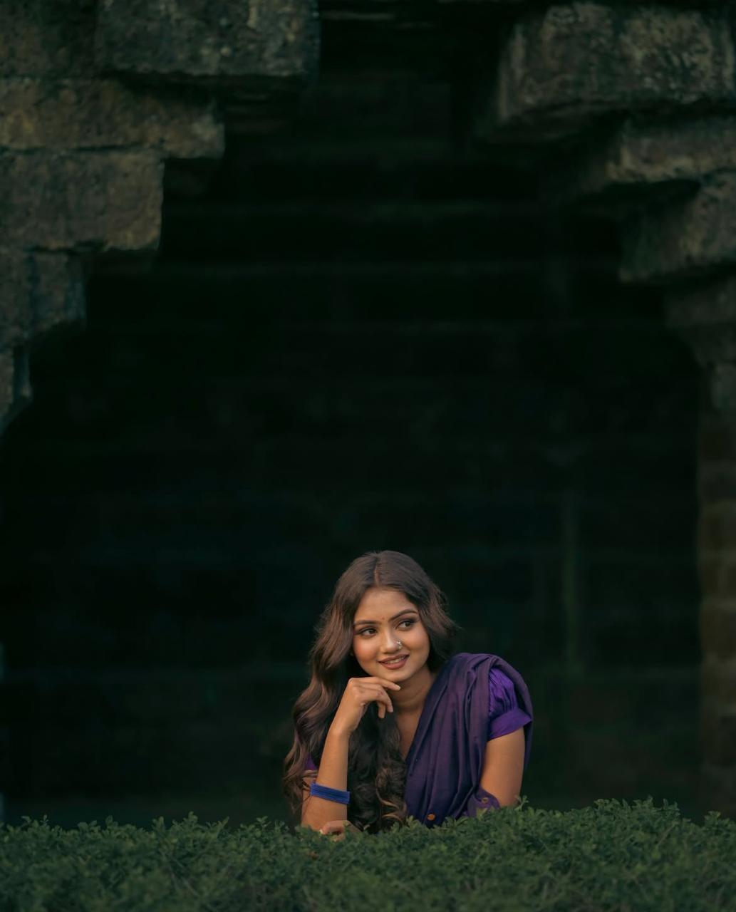 Women Pure Cotton Sequence Saree