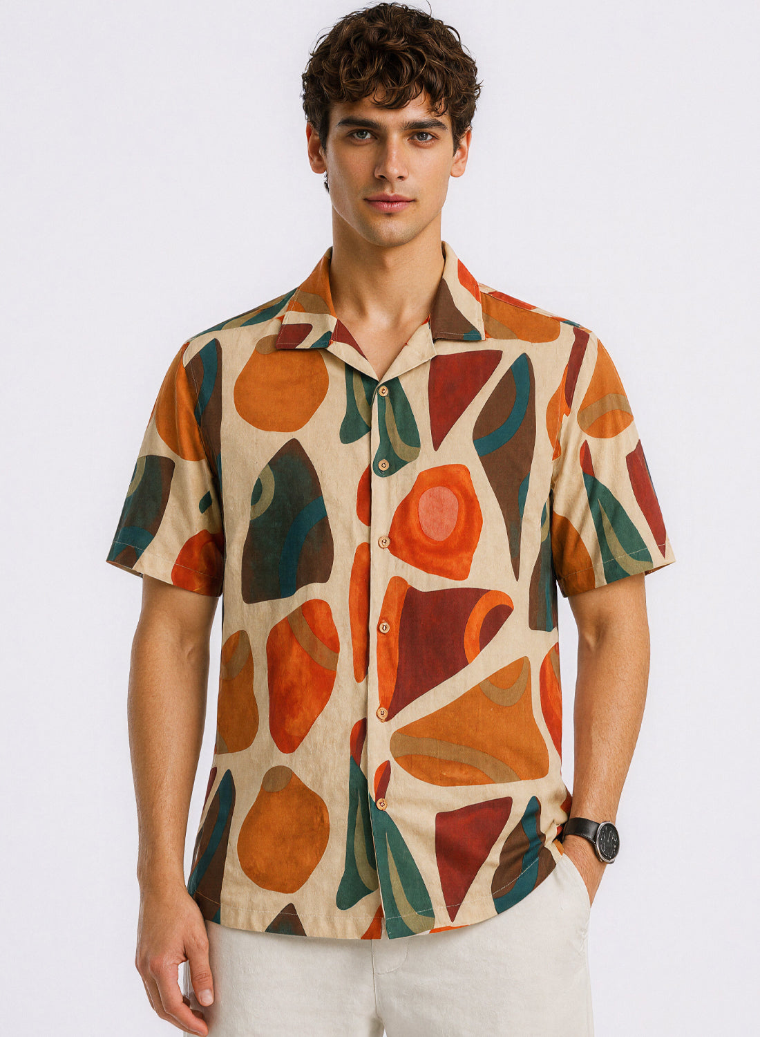 Men Multi Summer Casual Shirt