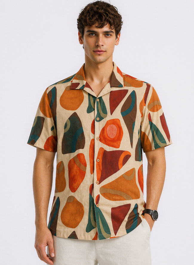 Men Multi Summer Casual Shirt
