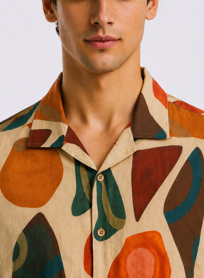 Men Multi Summer Casual Shirt