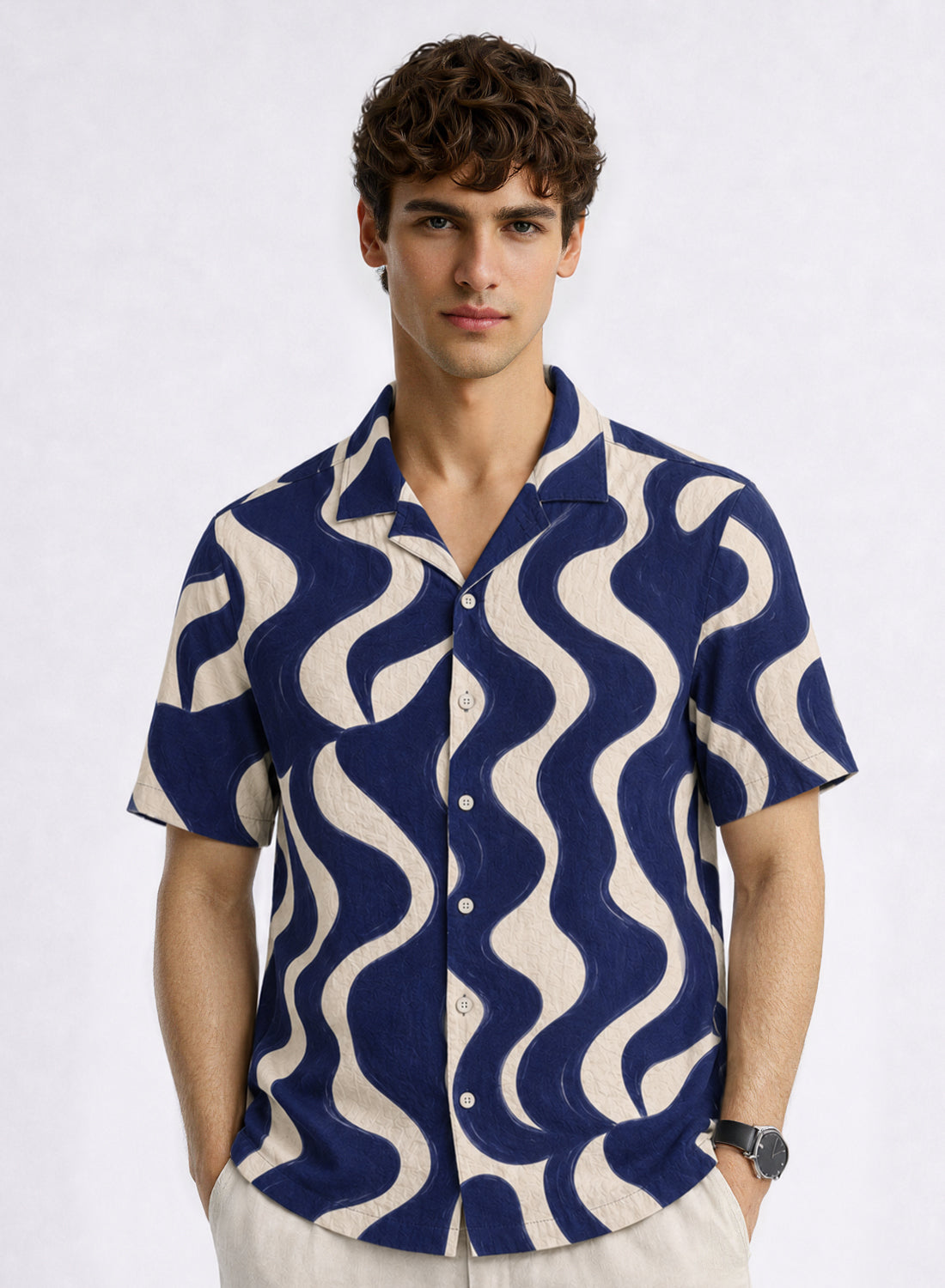 Men Multi Casual Beach Shirt