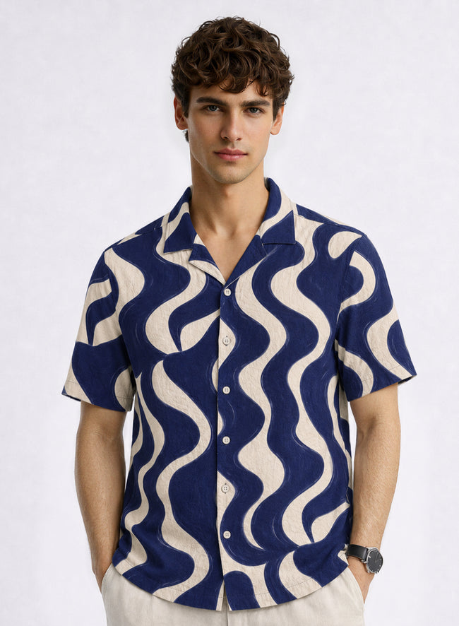 Men Multi Casual Beach Shirt