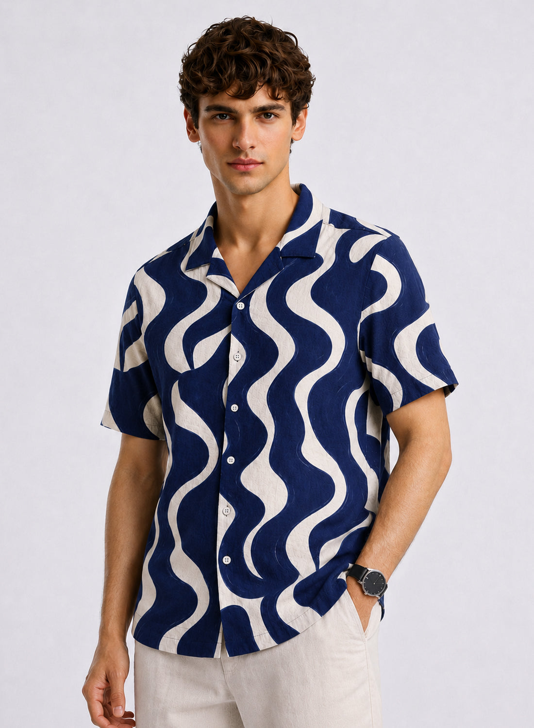 Men Multi Casual Beach Shirt