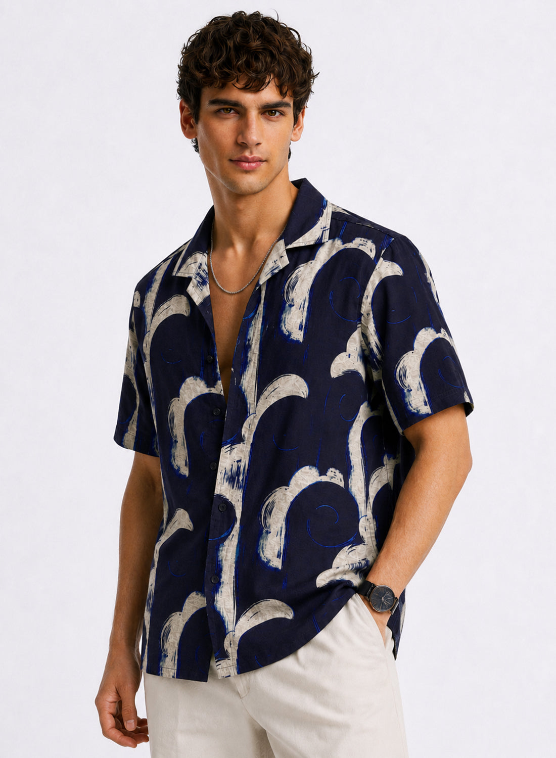 Men Multi Casual Resort Shirt