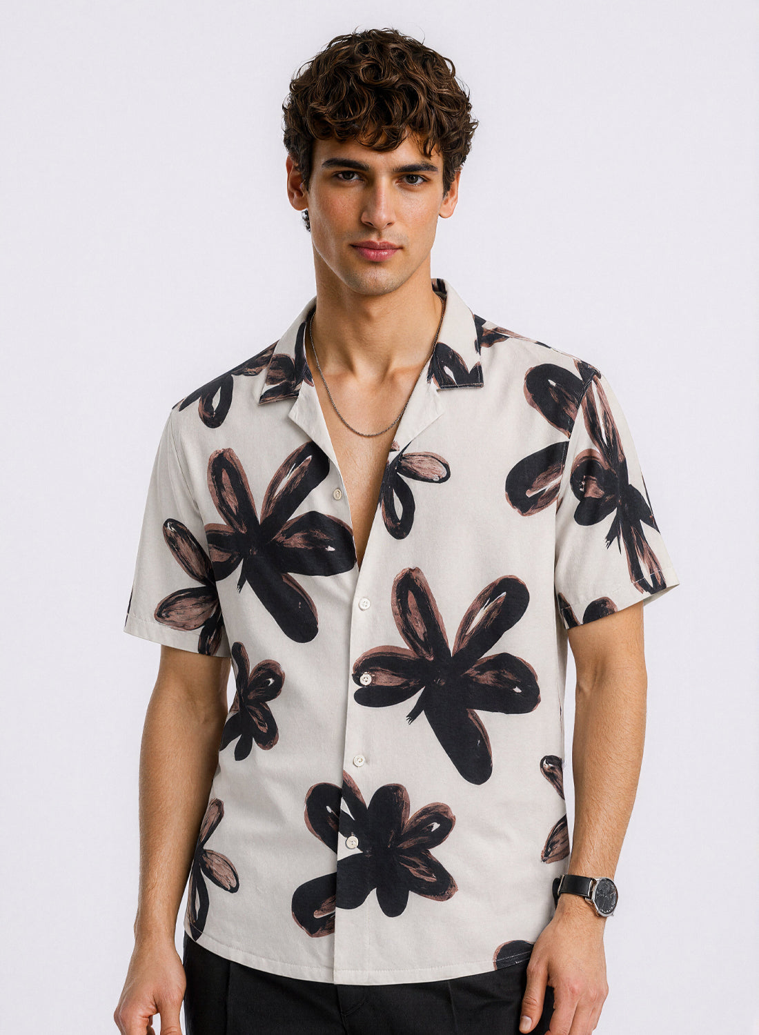 Men Multi Casual Resort Shirt