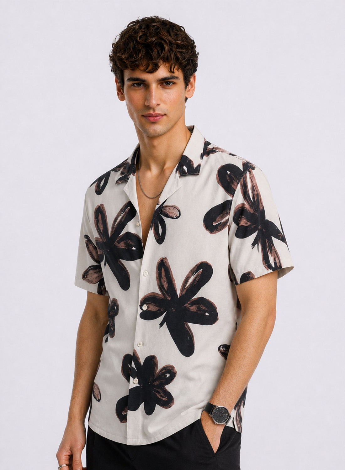 Men Multi Casual Resort Shirt