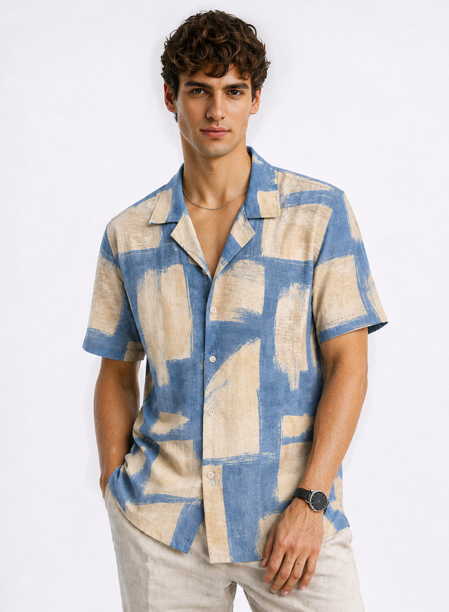 Men Multi  Casual Summer Shirt