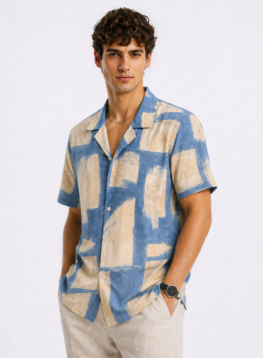 Men Multi  Casual Summer Shirt