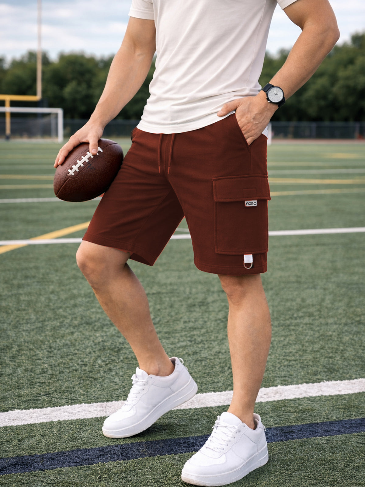 Men Cotton Cargo Shorts