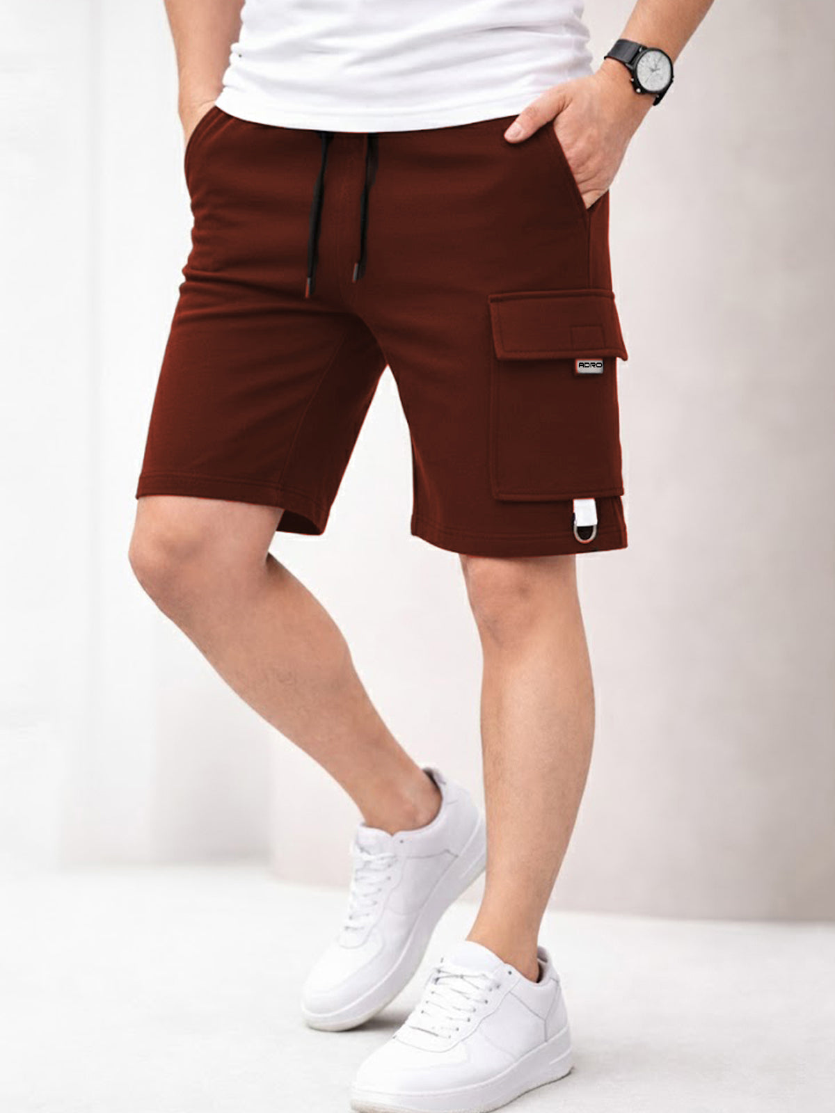 Men Cotton Cargo Shorts