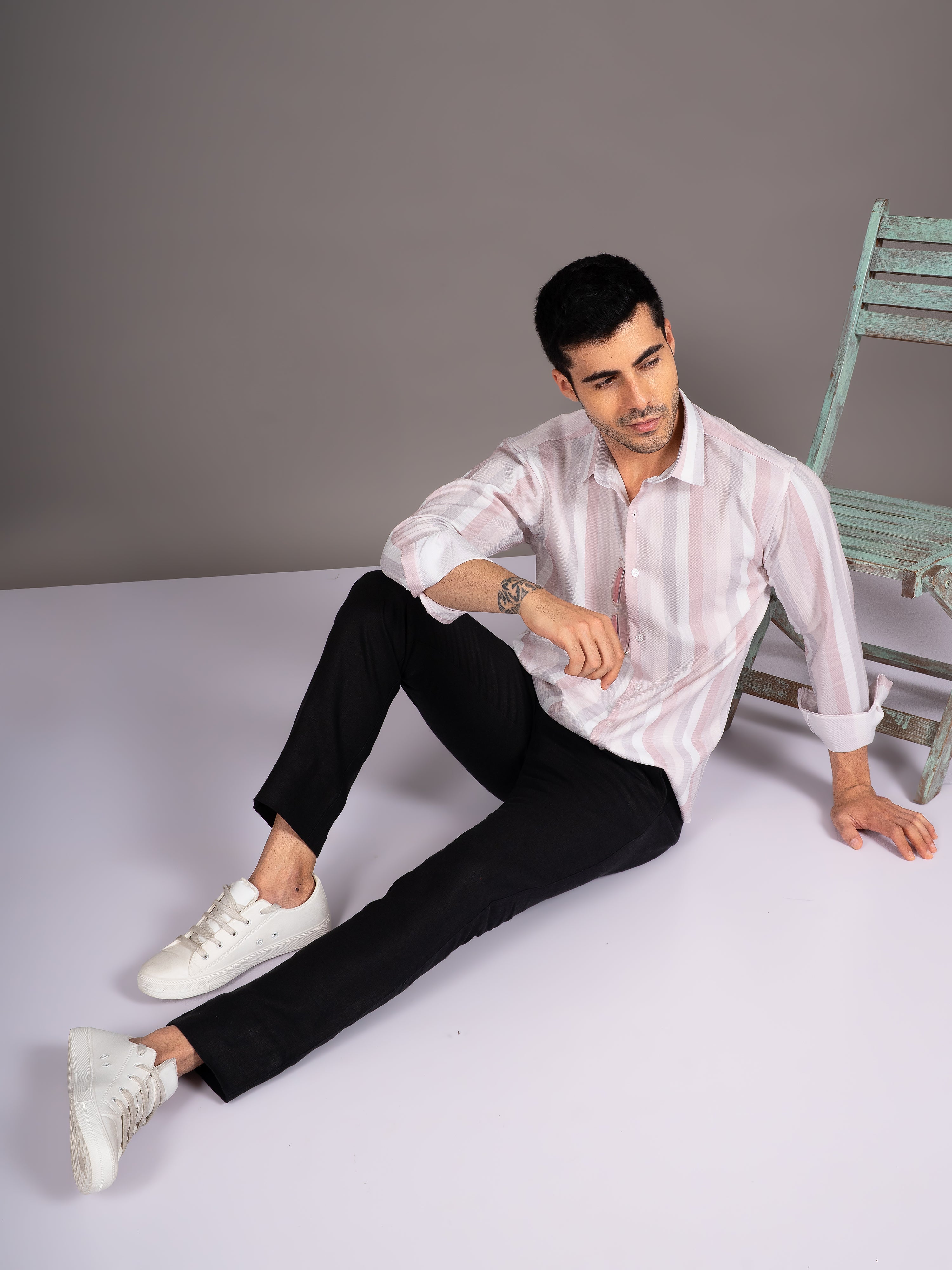 Men Sway Blue Parachute Cargo Pant