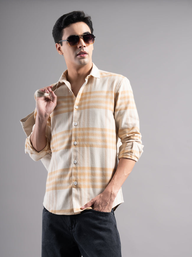 Men Auron Checks Shirt