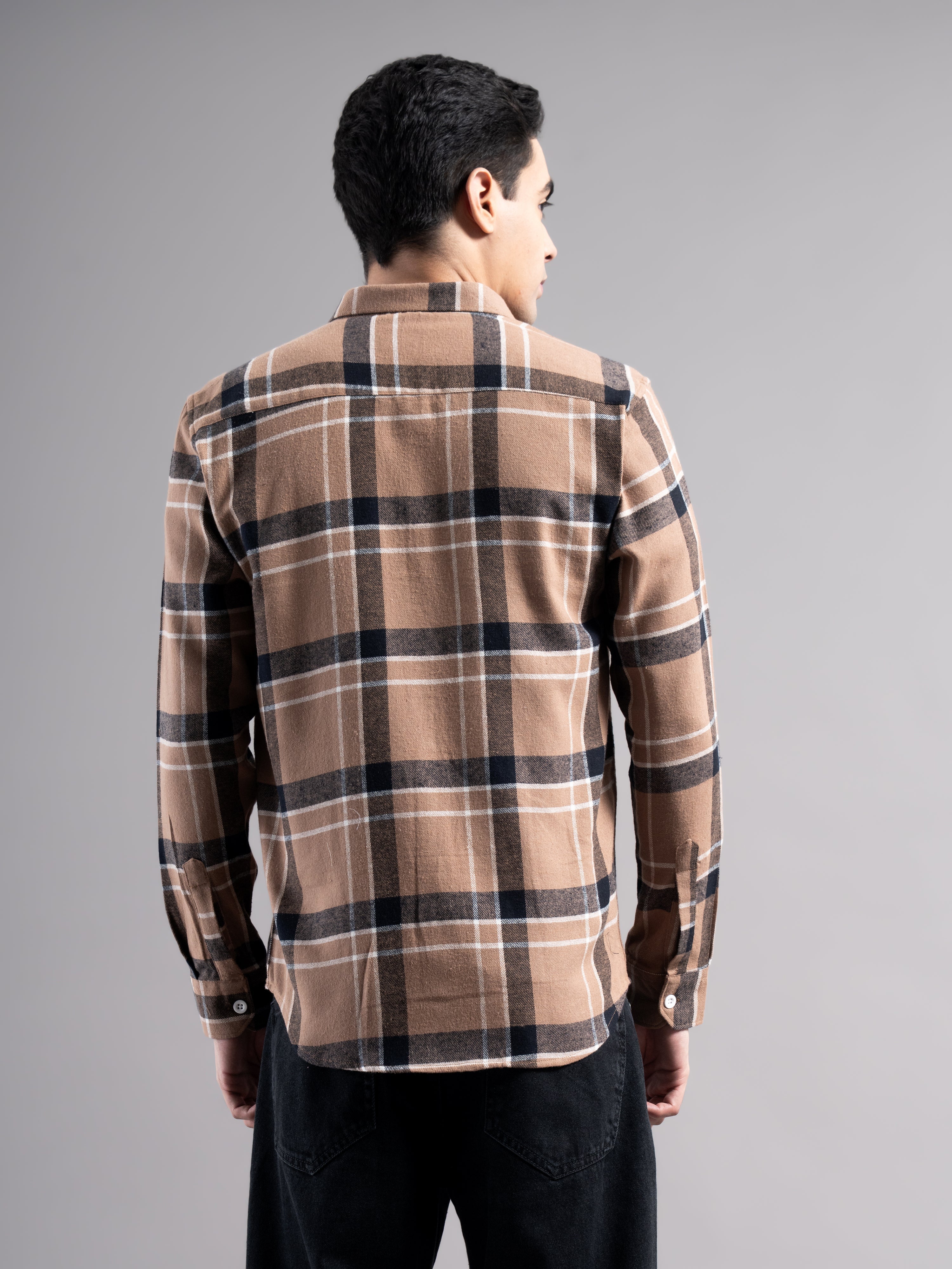 Men Auron Checks Shirt