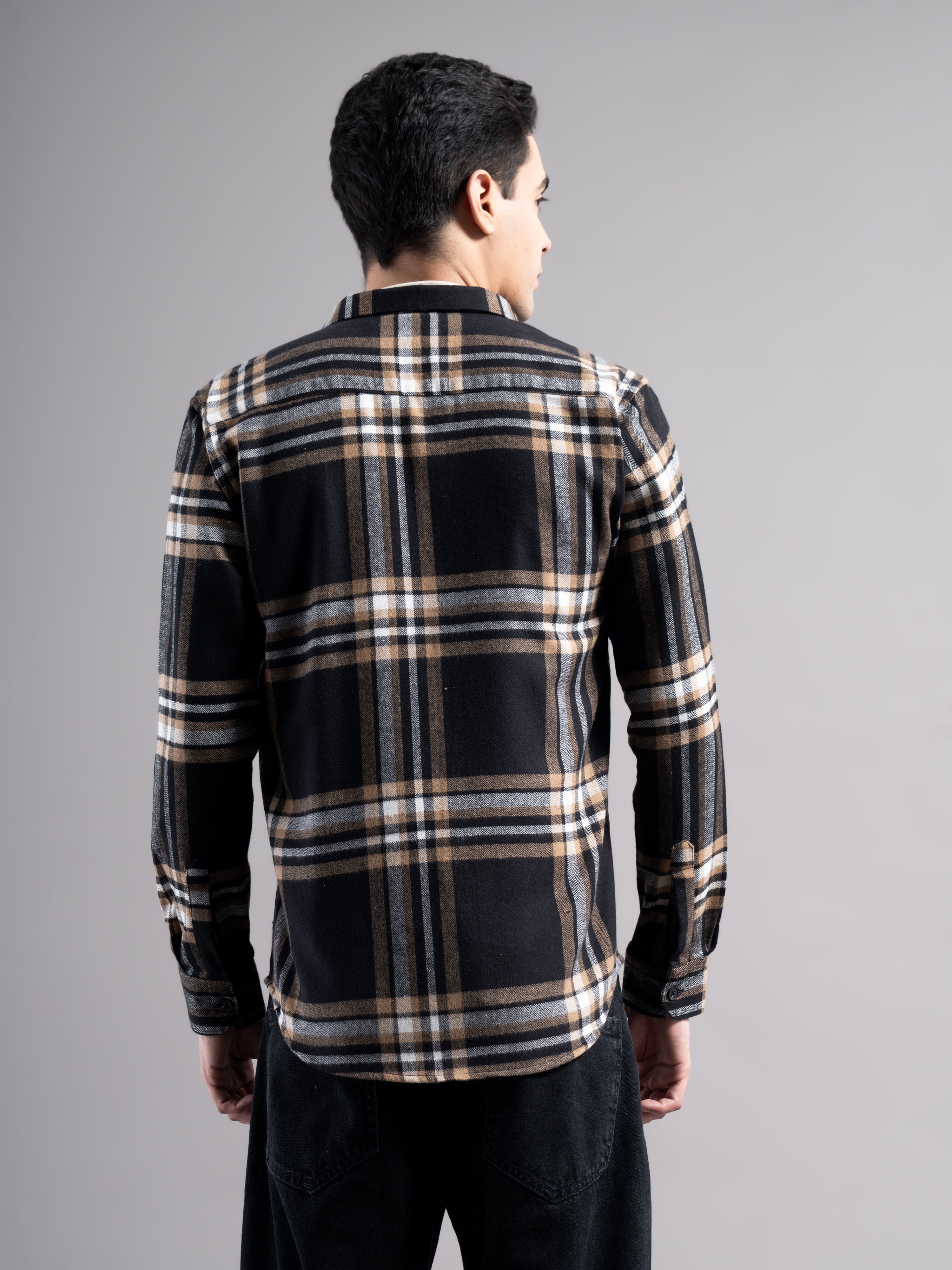 Men Auron Checks Shirt