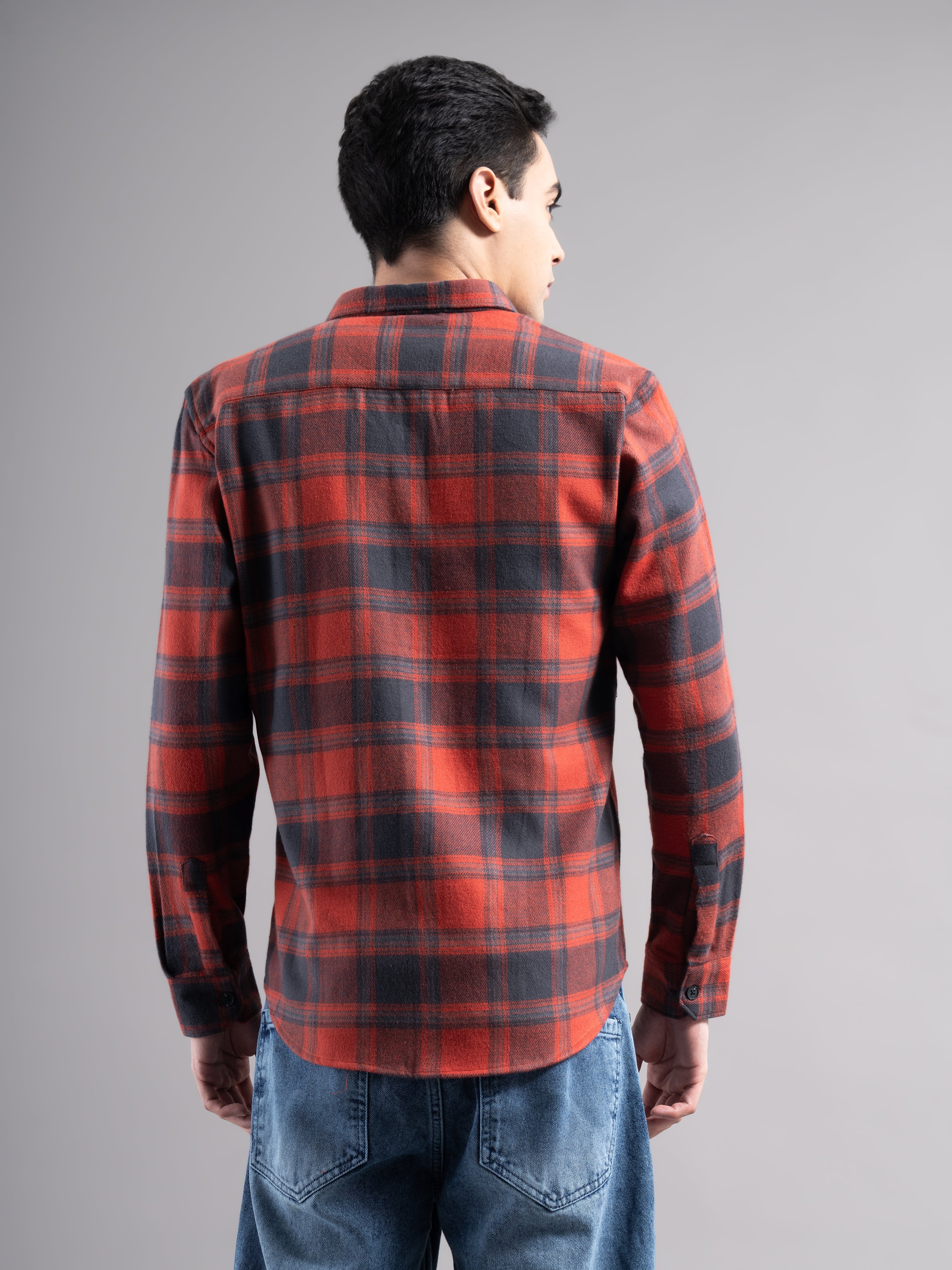 Men Auron Checks Shirt