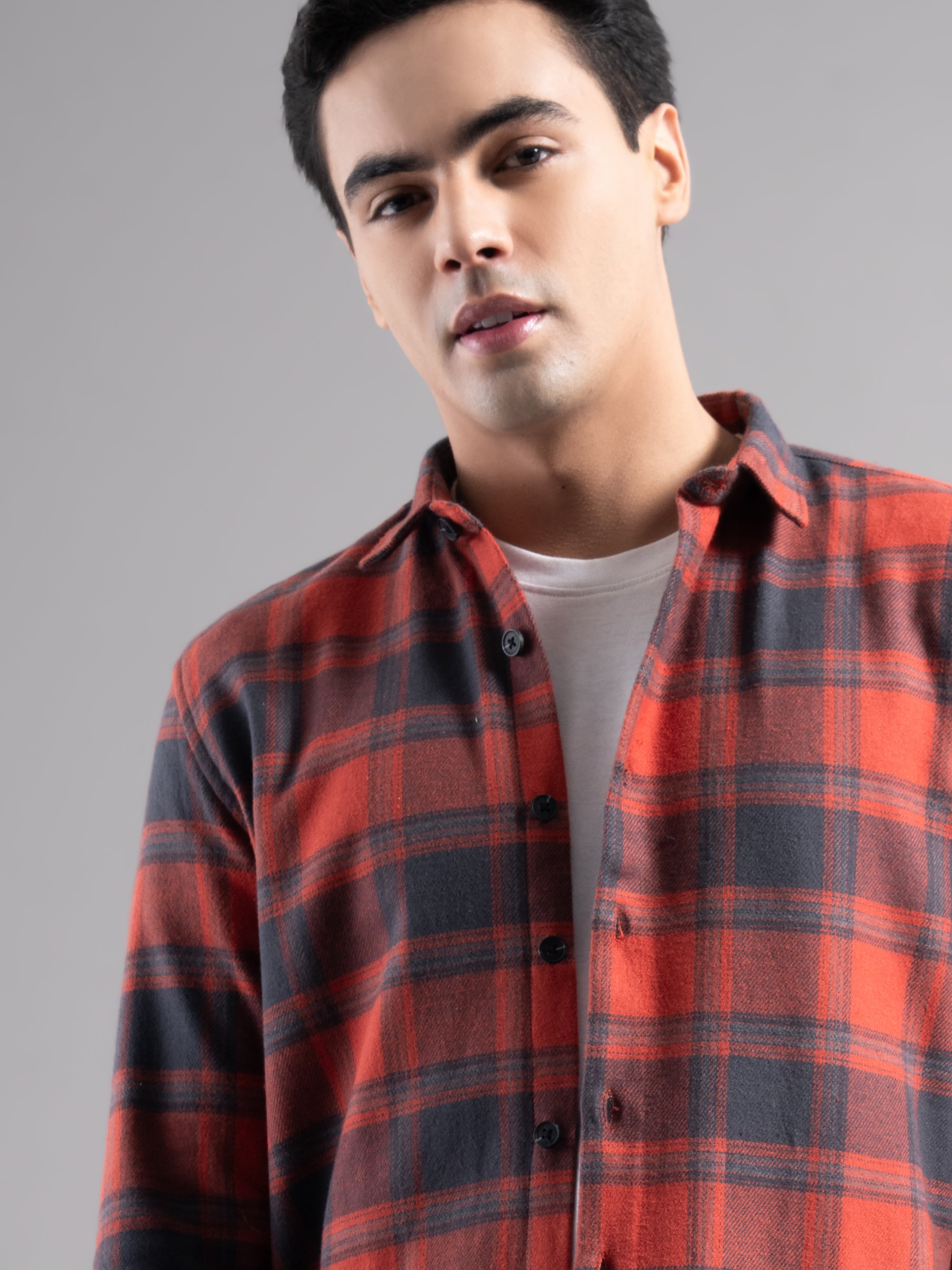 Men Auron Checks Shirt