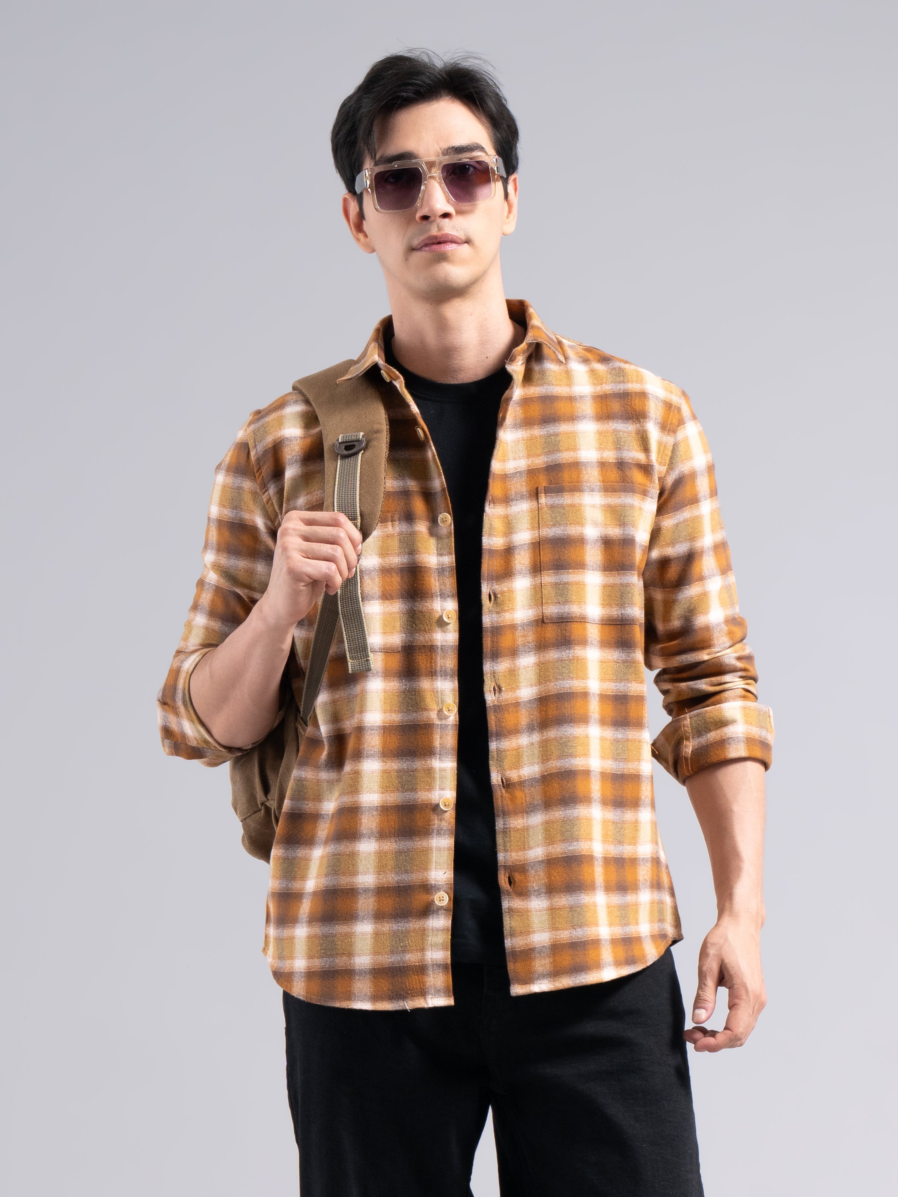 Men Balen Checks Shirt