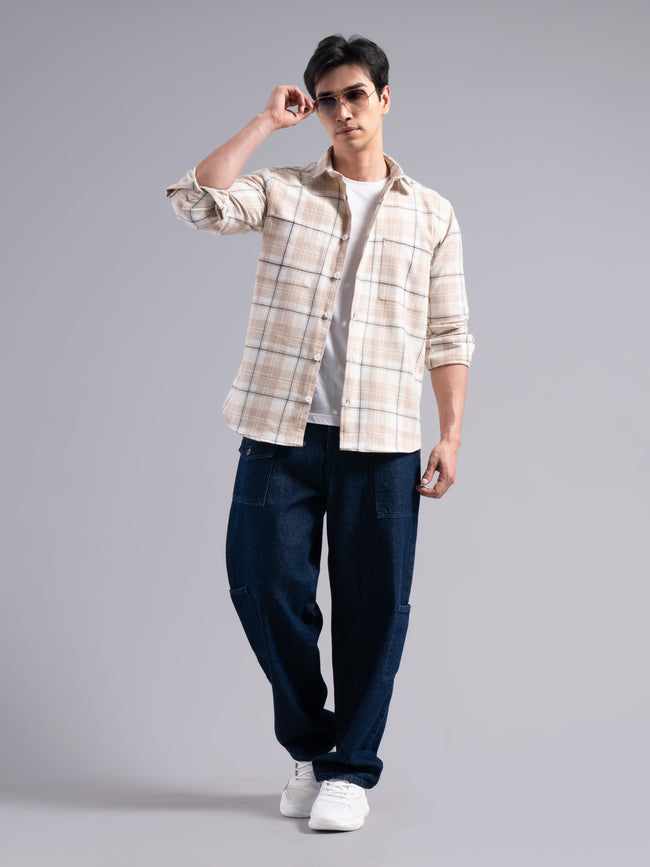 Men Baro Checks Shirt