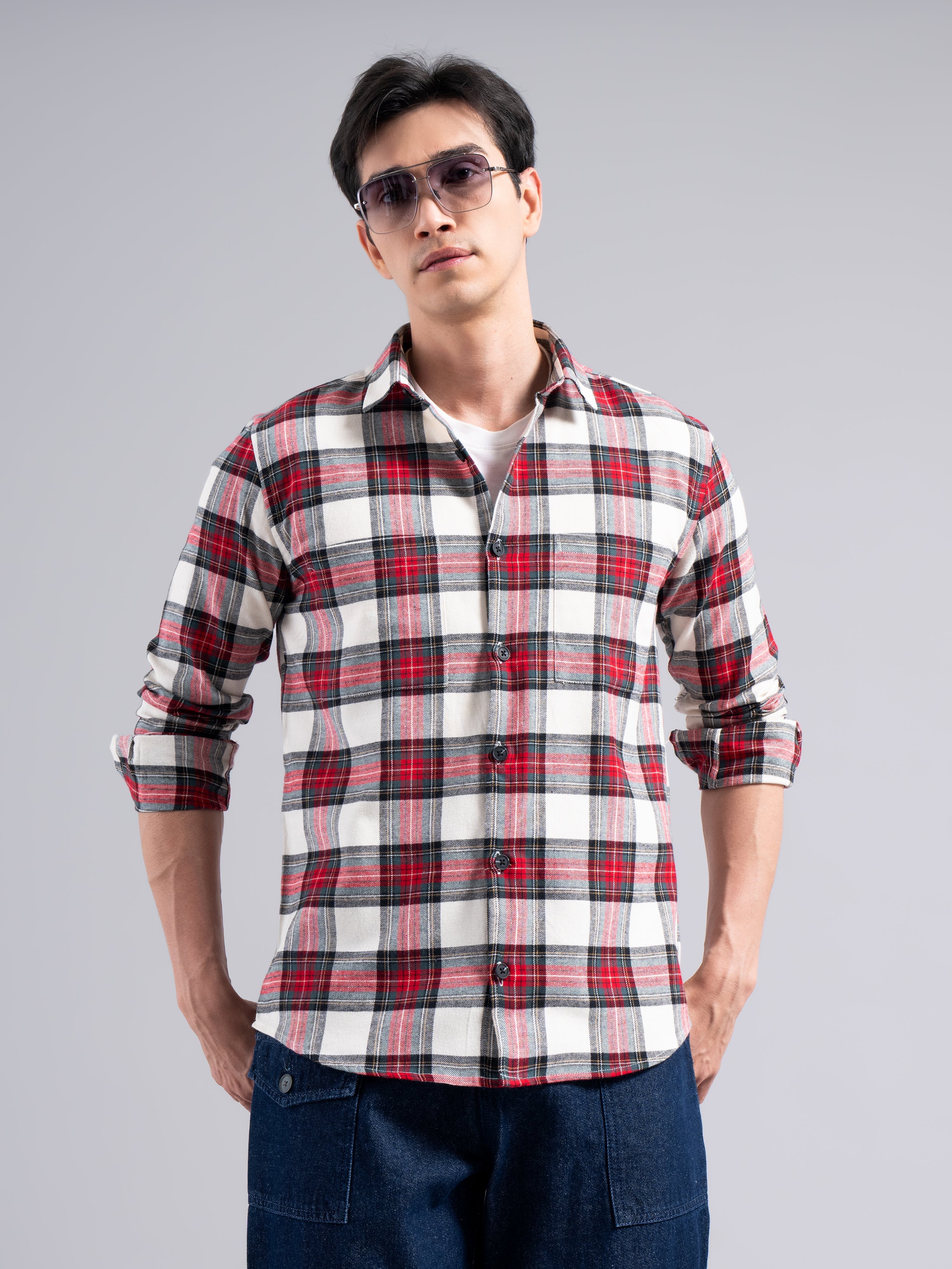 Men Bekor Checks Shirt