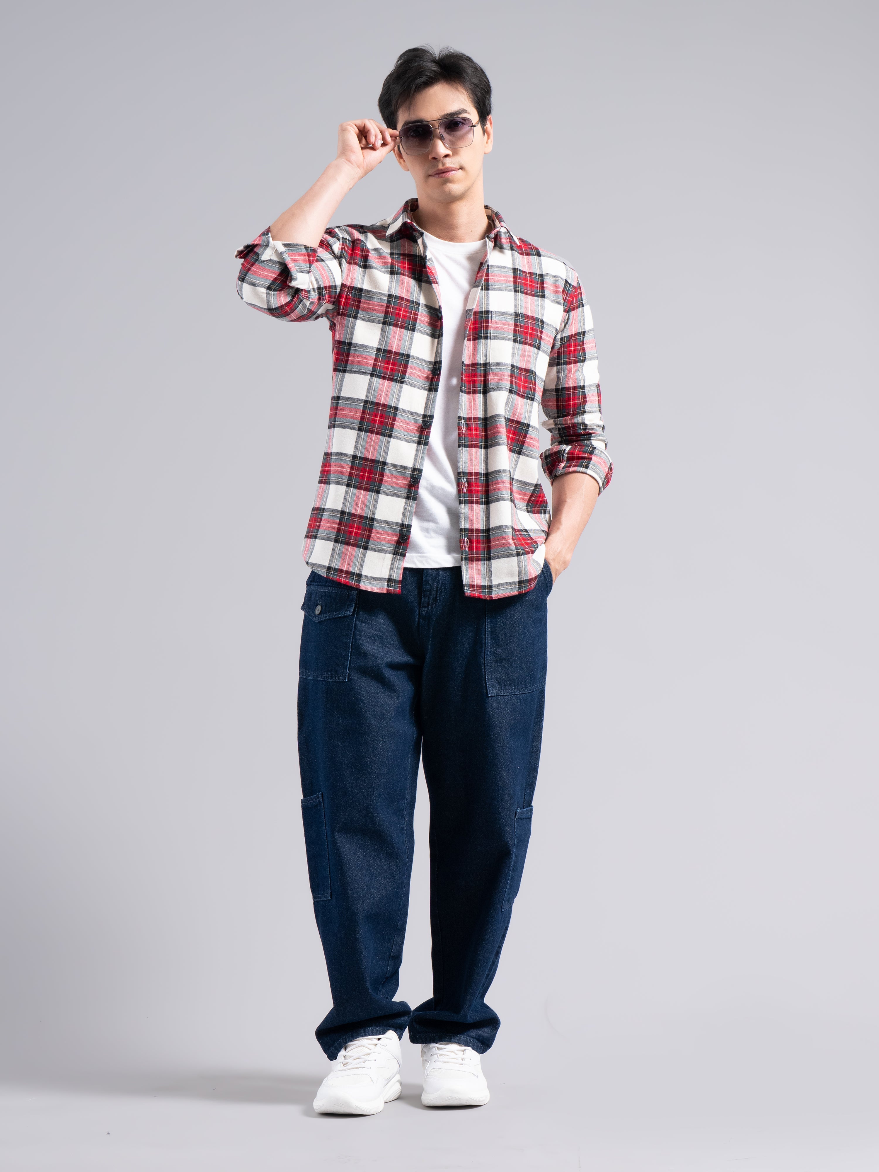 Men Bekor Checks Shirt