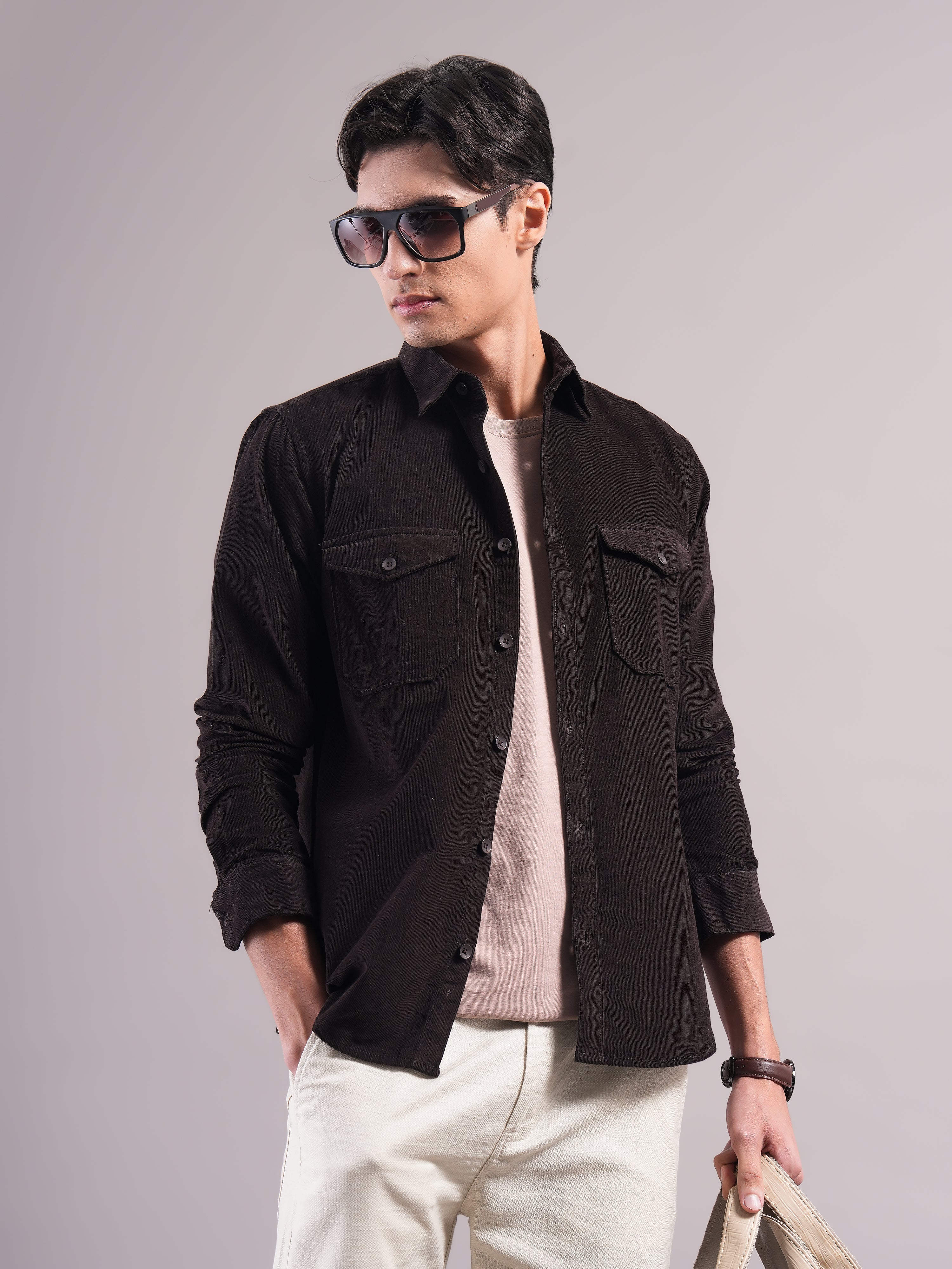 Men Belmor Corduroy Shirt