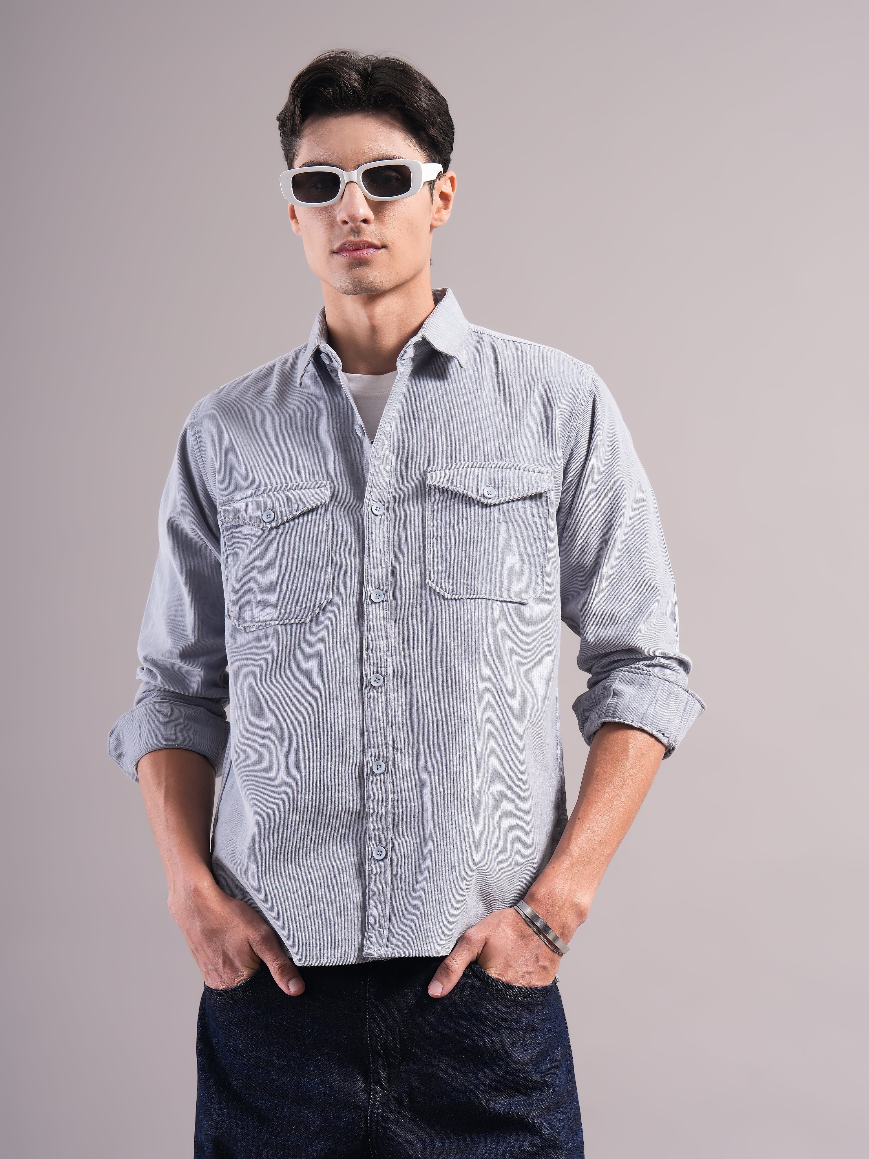 Men Belmor Corduroy Shirt