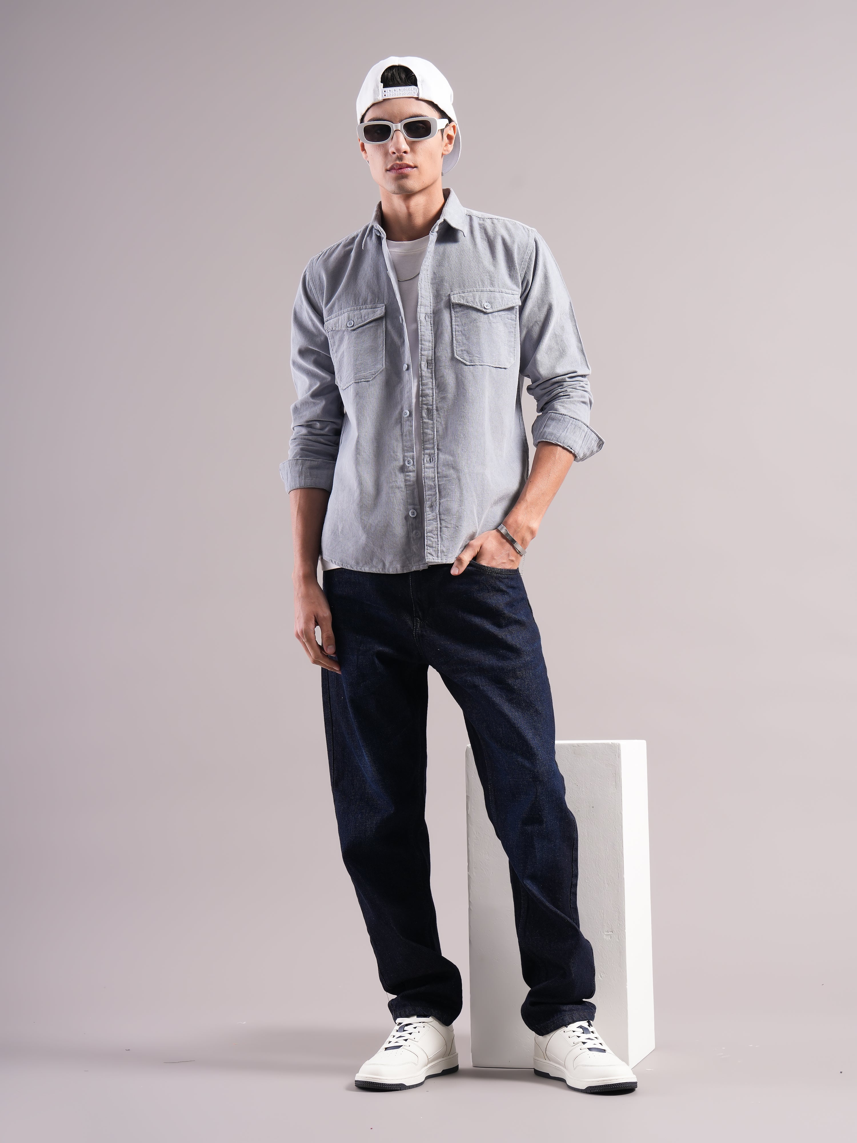 Men Belmor Corduroy Shirt