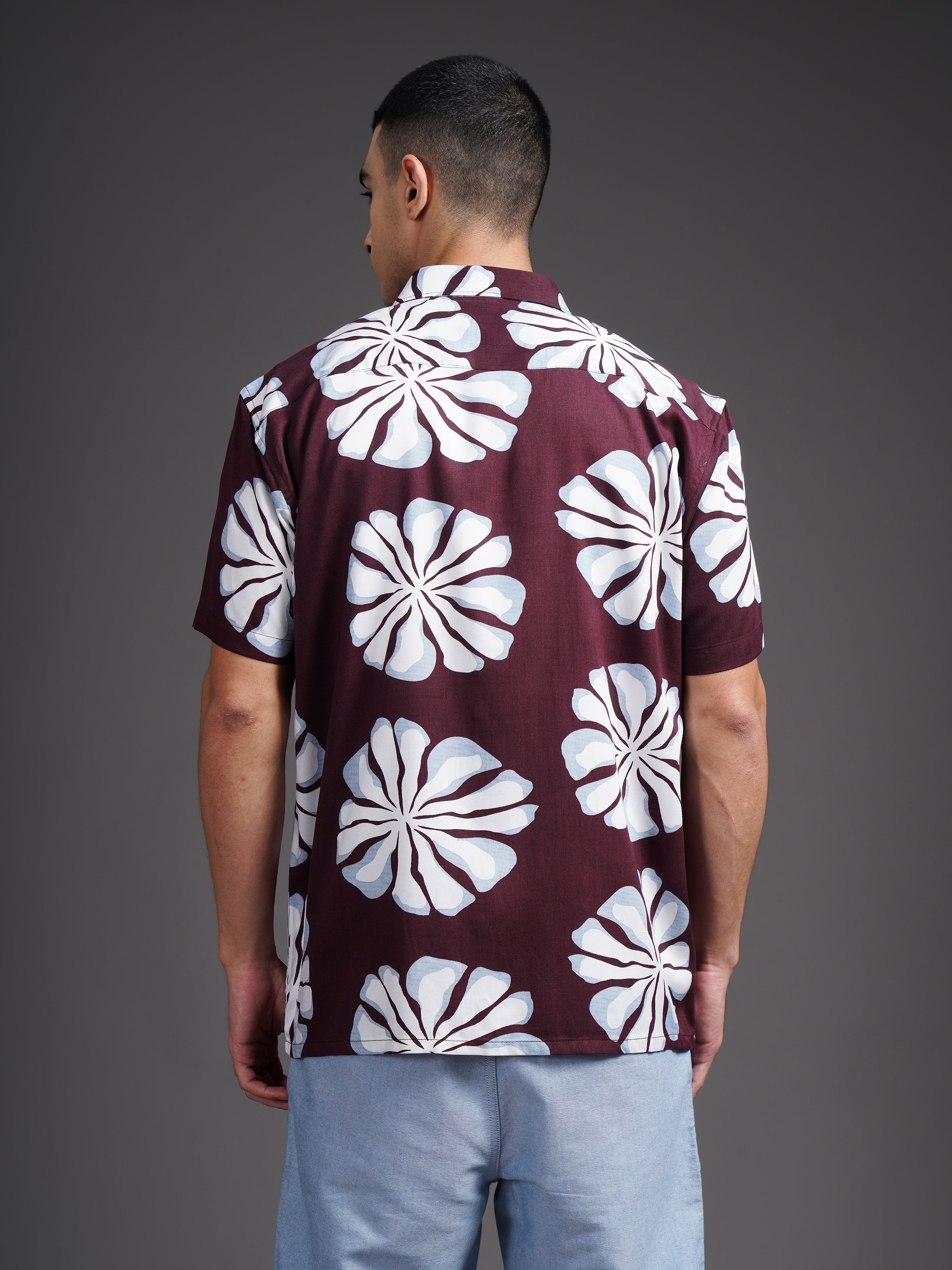 Men Eldun Black Printed Shirt