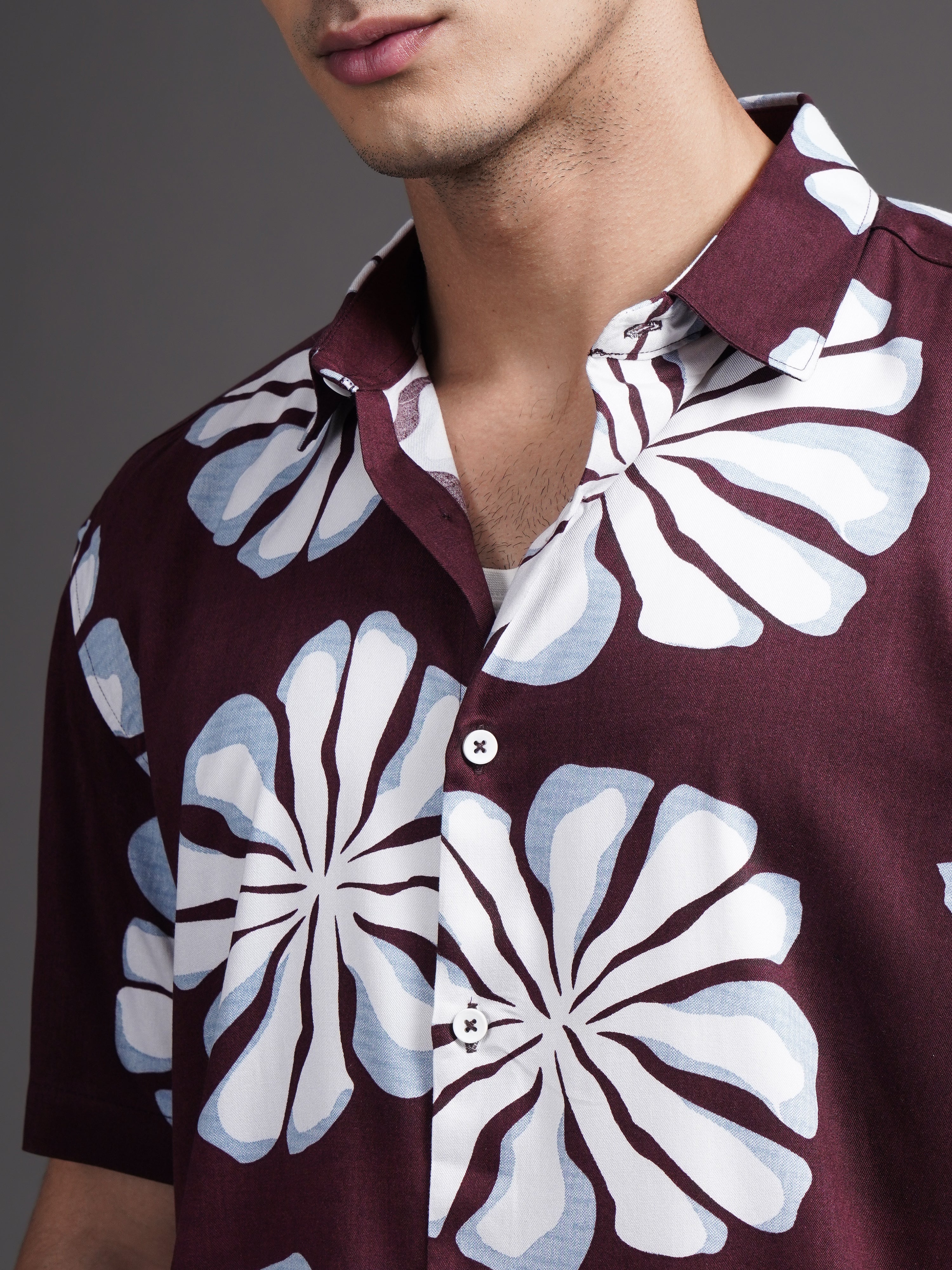 Men Eldun Black Printed Shirt