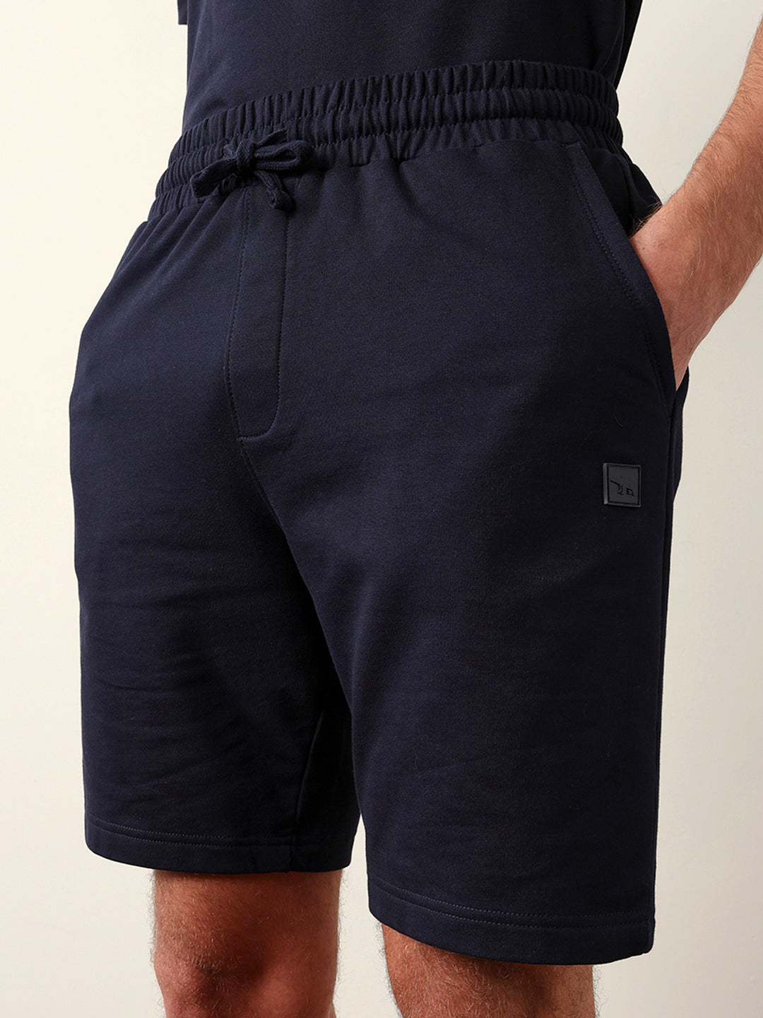 Men Solid Cotton Shorts