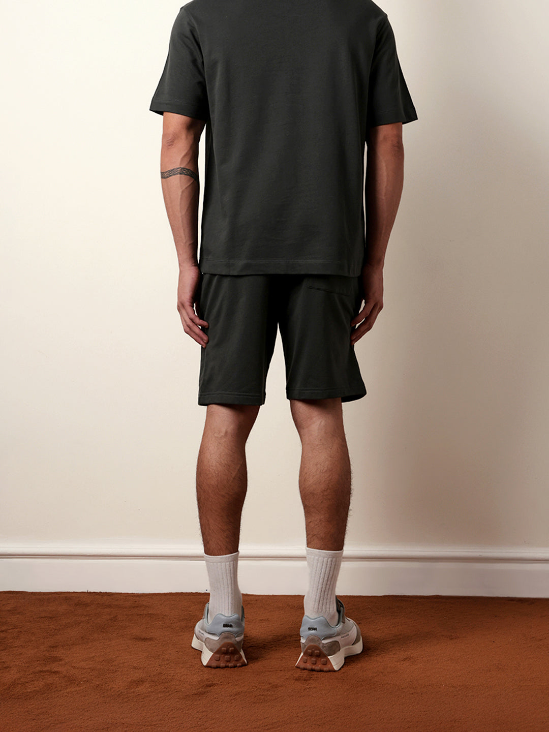 Men Solid Cotton Shorts