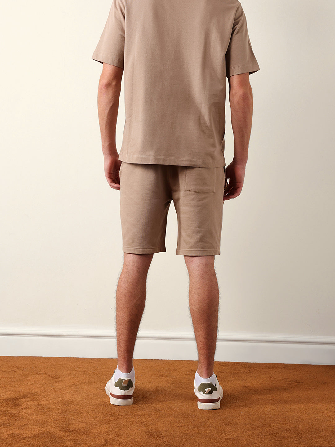 Men Solid Cotton Shorts